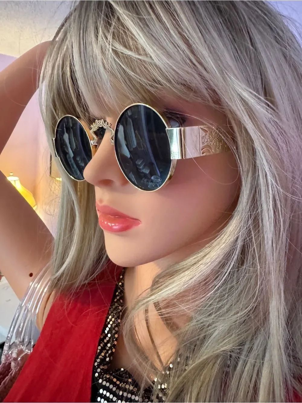 Zara Gold Safari Sunglasses
